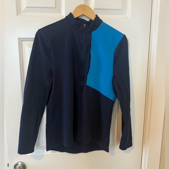 Shirts Lululemon x Mr Porter Men’s Division 1/2 Zip Pullover Blue Size XS - Picture 1 of 5